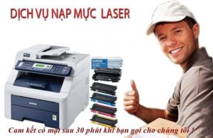 nạp mực máy in Brother hl 2321d