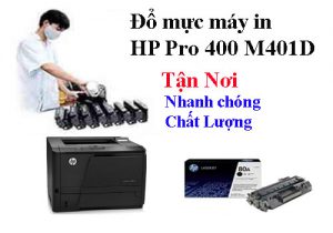 thay mực MÁY IN HP 401D