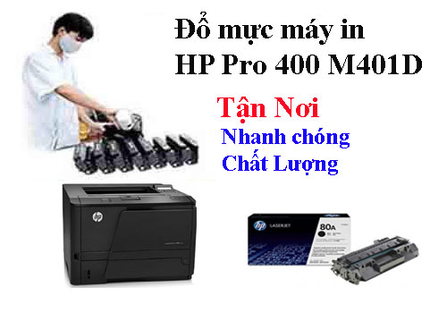 ĐỔ MỰC MÁY IN HP 401D