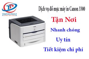 đổ mực máy in canon 3300