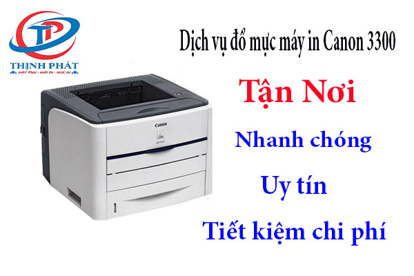 đổ mực máy in canon 3300