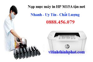 nạp mực máy in hp m15a