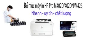 bơm mực máy in hp pro 402d tận nơi