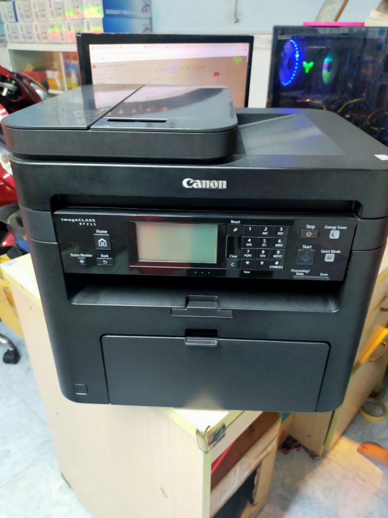 Canon MF215 in,photo,scan trắng đen