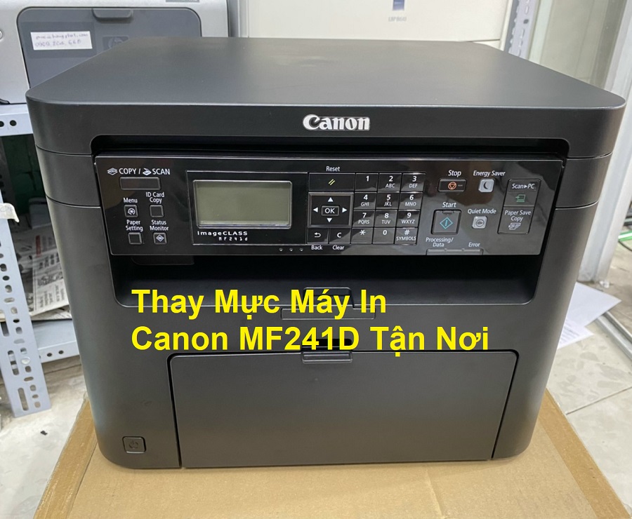 thay mực máy in canon mf241d