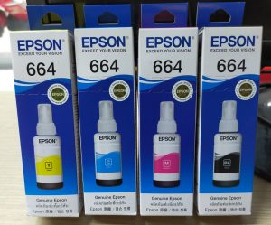Mực epson t664 dùng cho máy in màu epson L1300