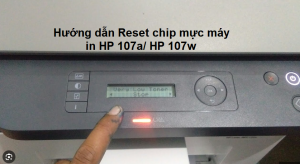 reset chip mực máy in hp 107a/107w