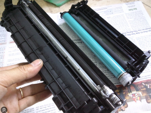 đổ mực máy in canon